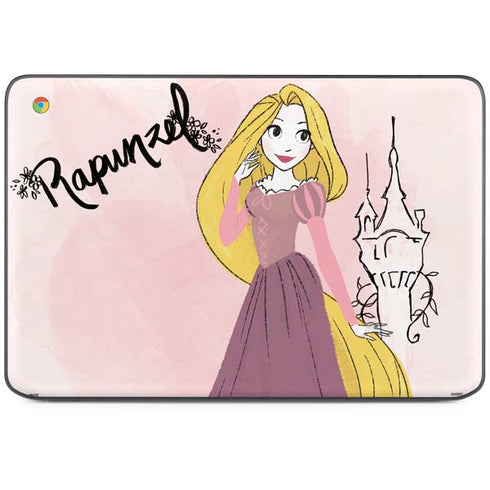 Disney Princess Rapunzel Art HP Chromebook Skin