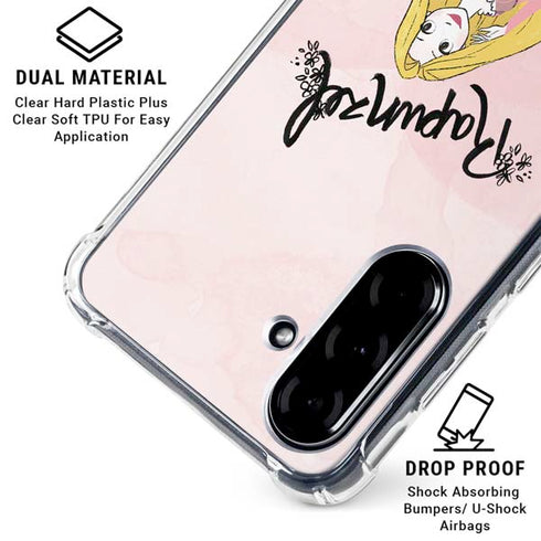 Disney Princess Rapunzel Art Galaxy A36 5G Clear Case