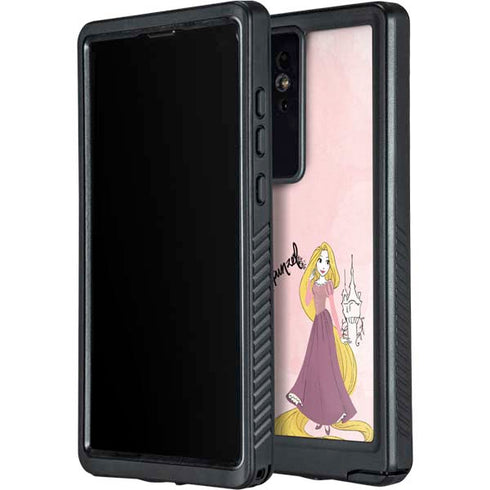 Disney Princess Rapunzel Art Galaxy S24 Ultra Waterproof Case