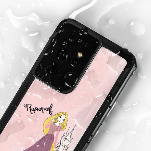 Disney Princess Rapunzel Art Galaxy S24 Ultra Waterproof Case