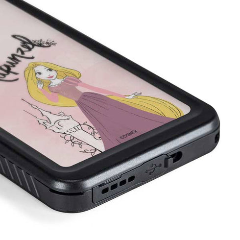 Disney Princess Rapunzel Art Galaxy S24 Waterproof Case