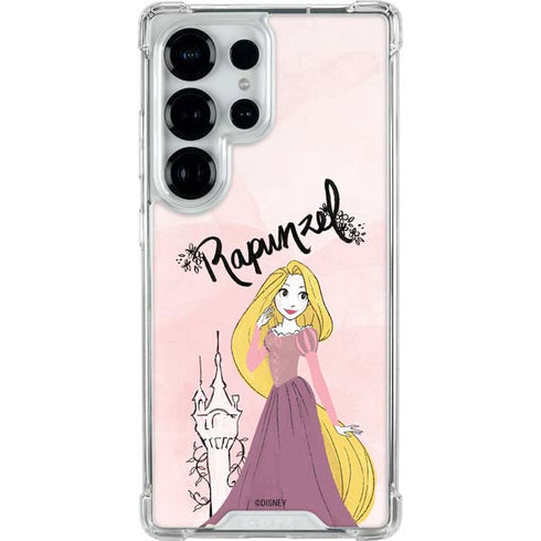 Disney Princess Rapunzel Art Galaxy S25 Ultra Clear Case