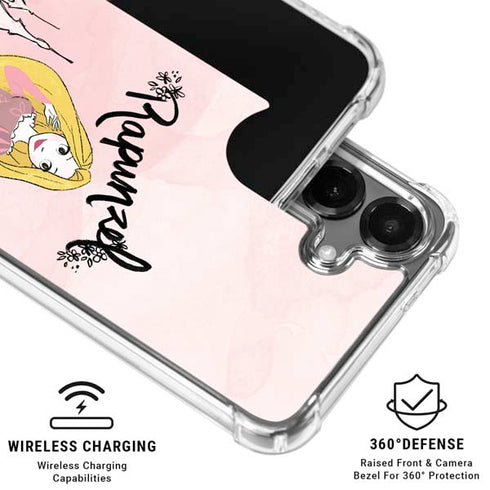 Disney Princess Rapunzel Art Galaxy S26 Plus Clear Case