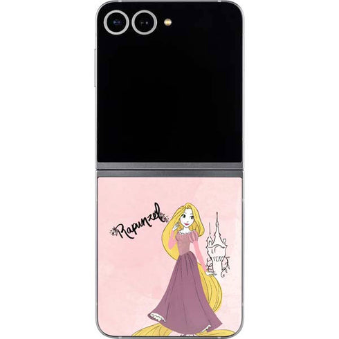 Disney Princess Rapunzel Art Galaxy Z Flip6 Skin