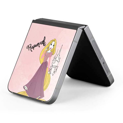 Disney Princess Rapunzel Art Galaxy Z Flip6 Skin