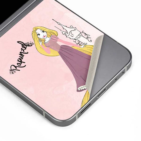 Disney Princess Rapunzel Art Galaxy Z Flip6 Skin