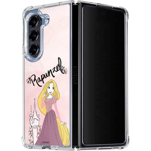 Disney Princess Rapunzel Art Galaxy Z Fold5 5G Clear Case
