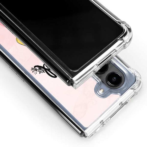 Disney Princess Rapunzel Art Galaxy Z Fold5 5G Clear Case