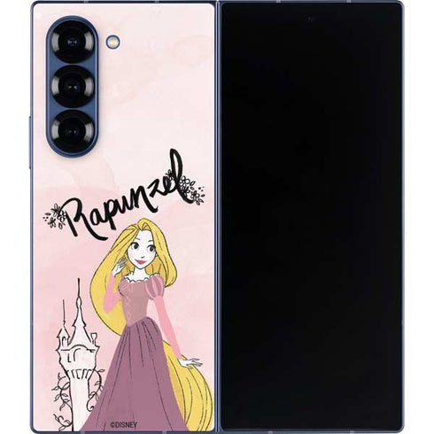 Disney Princess Rapunzel Art Galaxy Z Fold6 Skin