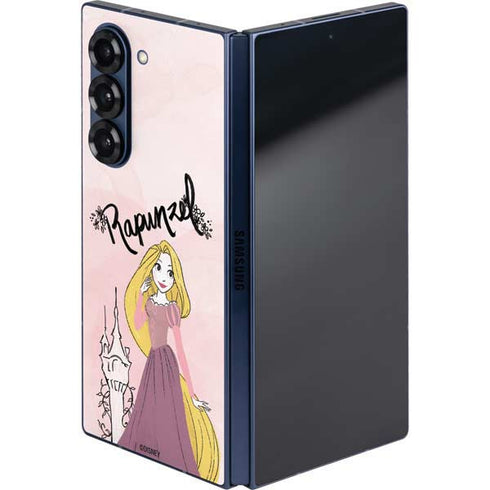 Disney Princess Rapunzel Art Galaxy Z Fold6 Skin