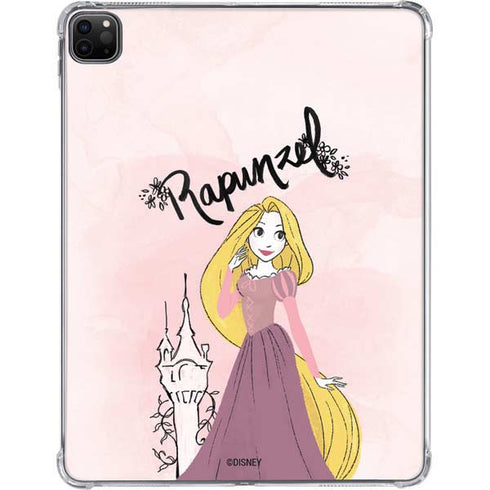 Disney Princess Rapunzel Art iPad Pro 11in (2024) Clear Case