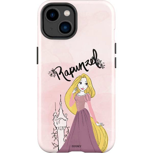 Disney Princess Rapunzel Art iPhone 15 Impact Case