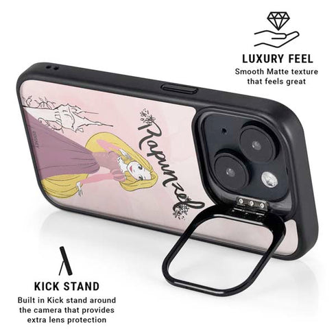 Disney Princess Rapunzel Art iPhone 15 Kickstand Case