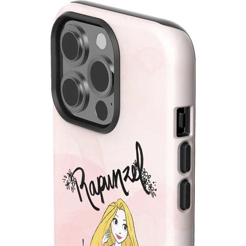 Disney Princess Rapunzel Art iPhone 15 Pro Impact Case