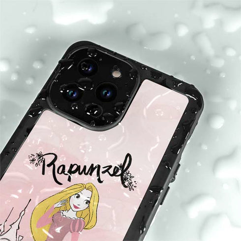 Disney Princess Rapunzel Art iPhone 15 Pro Waterproof Case