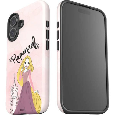 Disney Princess Rapunzel Art iPhone 16 Plus Impact Case