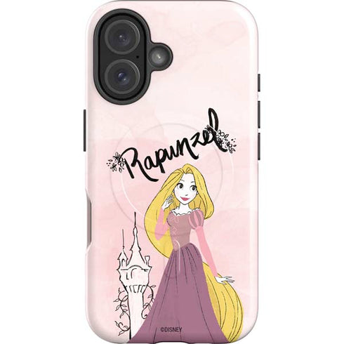 Disney Princess Rapunzel Art iPhone 16 Plus Magsafe Impact Case