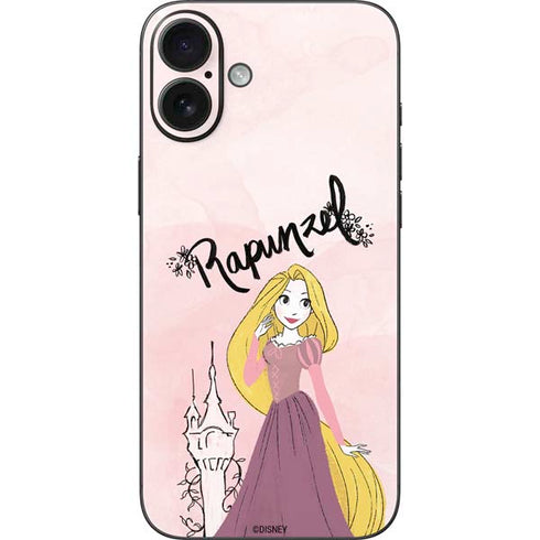 Disney Princess Rapunzel Art iPhone 16 Plus Skin
