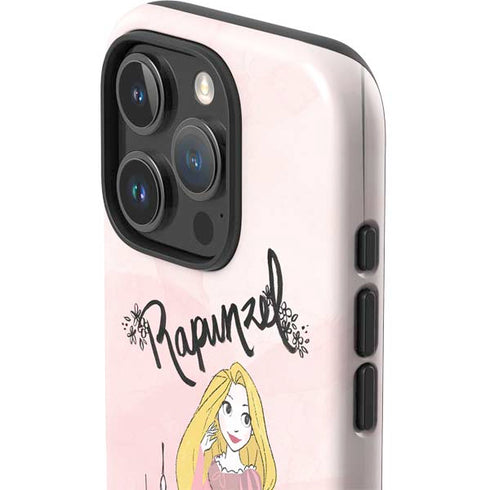 Disney Princess Rapunzel Art iPhone 16 Pro Max Impact Case