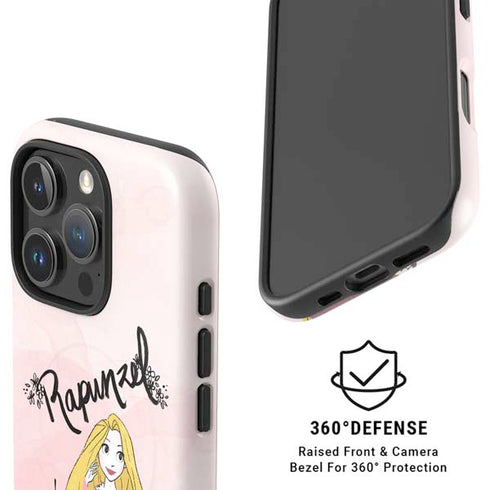 Disney Princess Rapunzel Art iPhone 16 Pro Max Magsafe Impact Case