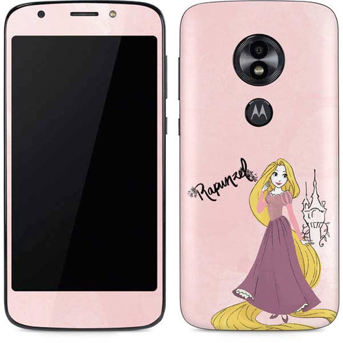Disney Princess Rapunzel Art Moto E5 Play Skin