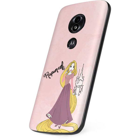 Disney Princess Rapunzel Art Moto E5 Play Skin