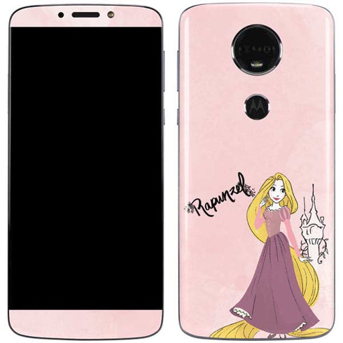 Disney Princess Rapunzel Art Moto E5 Plus Skin