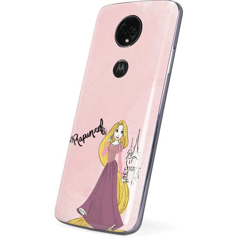 Disney Princess Rapunzel Art Moto E5 Plus Skin