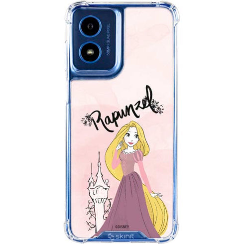 Disney Princess Rapunzel Art Moto G 5G (2024) Clear Case