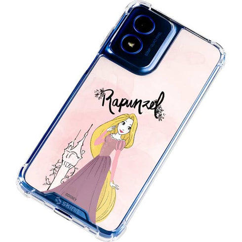 Disney Princess Rapunzel Art Moto G Play 4G (2024) Clear Case
