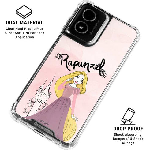Disney Princess Rapunzel Art Moto G Power 5G (2024) Clear Case
