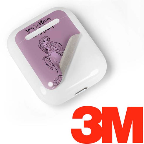 Disney Princess Rapunzel Never Too Old To Dream Art Apple AirPods Skin