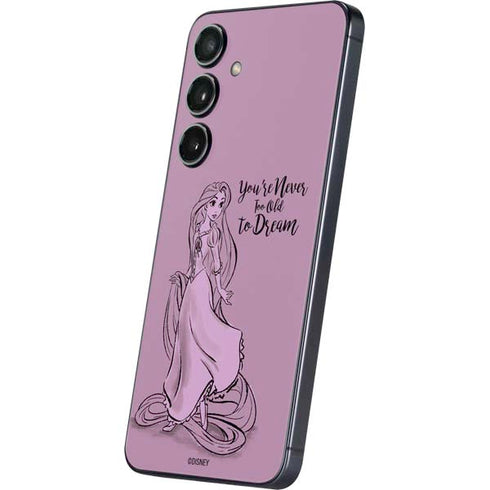 Disney Princess Rapunzel Never Too Old To Dream Art Galaxy A16 5G Skin