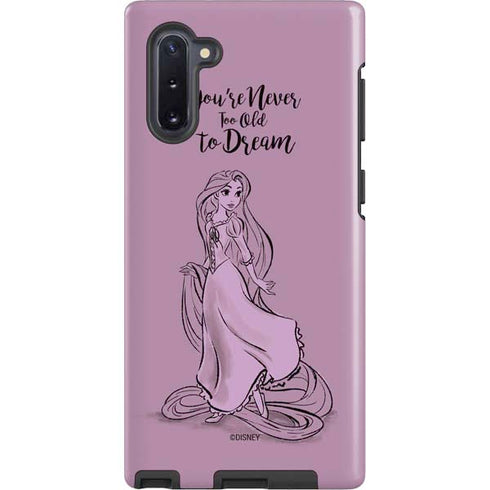 Disney Princess Rapunzel Never Too Old To Dream Art Galaxy Cases