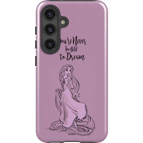 Disney Princess Rapunzel Never Too Old To Dream Art Galaxy S25 Impact Case