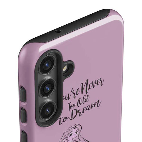 Disney Princess Rapunzel Never Too Old To Dream Art Galaxy S25 Plus Impact Case