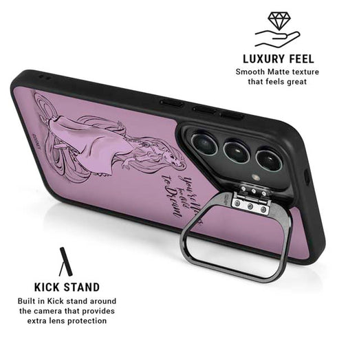 Disney Princess Rapunzel Never Too Old To Dream Art Galaxy S24 Plus Kickstand Case