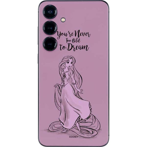 Disney Princess Rapunzel Never Too Old To Dream Art Galaxy S25 Skin