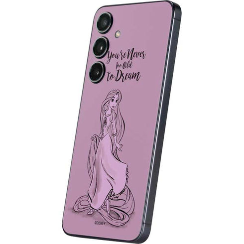 Disney Princess Rapunzel Never Too Old To Dream Art Galaxy S25 Skin