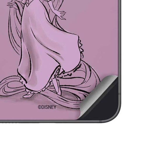 Disney Princess Rapunzel Never Too Old To Dream Art Galaxy S25 Skin