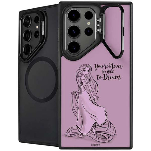 Disney Princess Rapunzel Never Too Old To Dream Art Galaxy S25 Ultra Kickstand Case