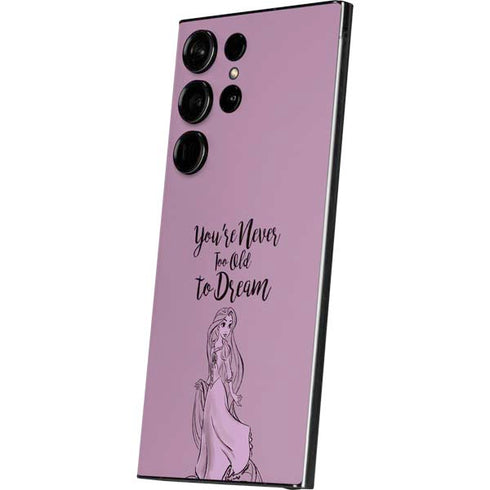Disney Princess Rapunzel Never Too Old To Dream Art Galaxy S25 Ultra Skin