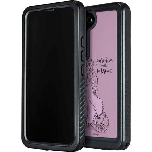Disney Princess Rapunzel Never Too Old To Dream Art Galaxy S24 Waterproof Case
