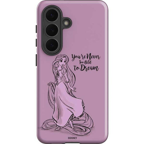 Disney Princess Rapunzel Never Too Old To Dream Art Galaxy S26 Impact Case