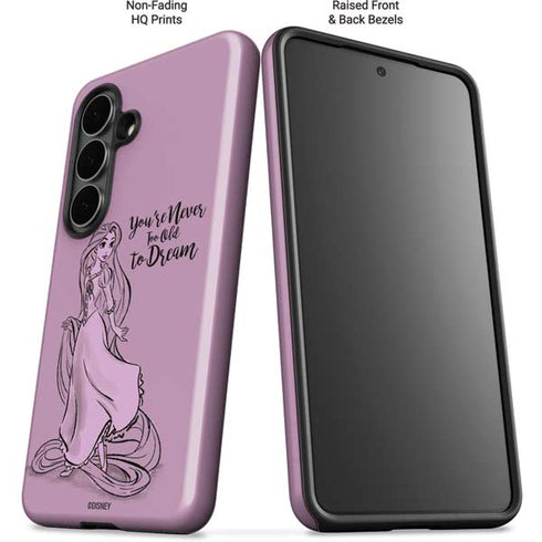 Disney Princess Rapunzel Never Too Old To Dream Art Galaxy S26 Impact Case