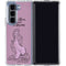 Disney Princess Rapunzel Never Too Old To Dream Art Galaxy Z Fold5 5G Clear Case