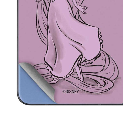 Disney Princess Rapunzel Never Too Old To Dream Art Galaxy Z Fold5 5G Skin