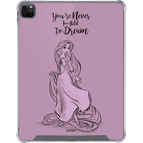Disney Princess Rapunzel Never Too Old To Dream Art iPad Cases