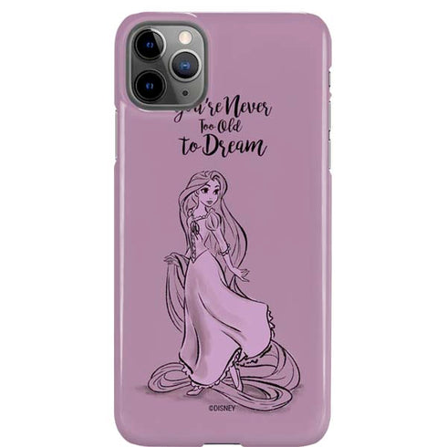 Disney Princess Rapunzel Never Too Old To Dream Art iPhone Cases