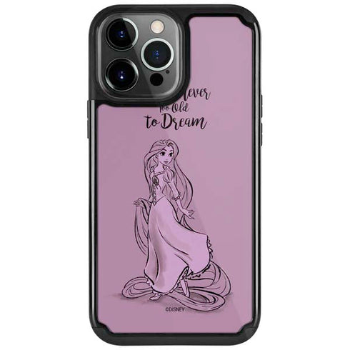 Disney Princess Rapunzel Never Too Old To Dream Art iPhone Cases